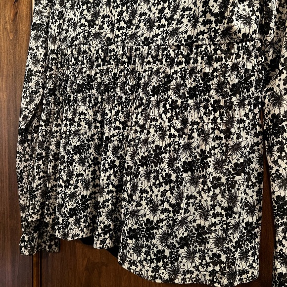 Women’s INC International Concept Black & White Blouse Size L - Picture 15 of 16
